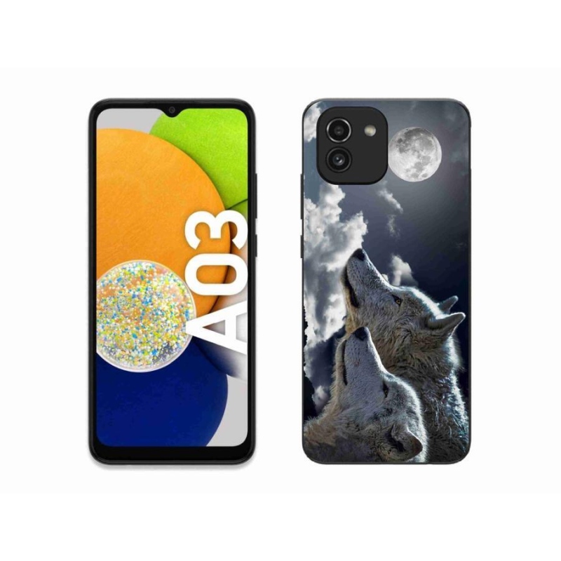 Zselés borítás mmCase Samsung Galaxy A03 - farkasok