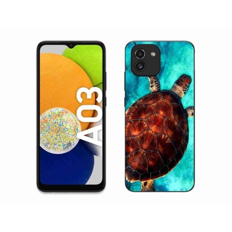 Gél védőhuzat mmCase Samsung Galaxy A03 - teknősbéka