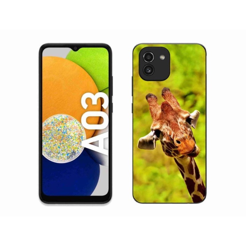 Zselés borítás mmCase Samsung Galaxy A03 - zsiráf