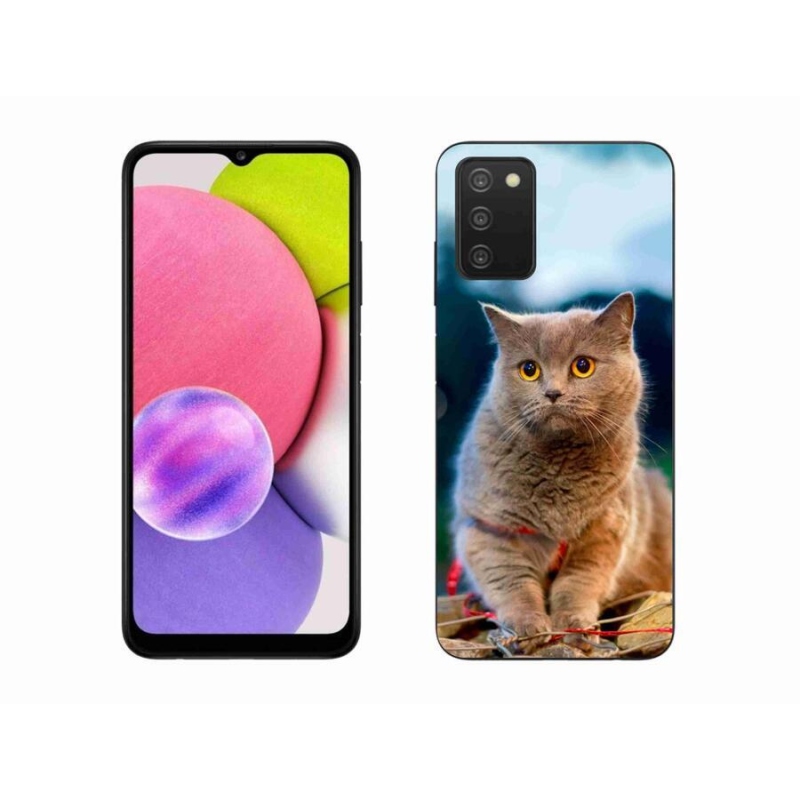 Zselés borítás mmCase Samsung Galaxy A03s (166,6 x 75,9 x 9,1) - brit kék 2