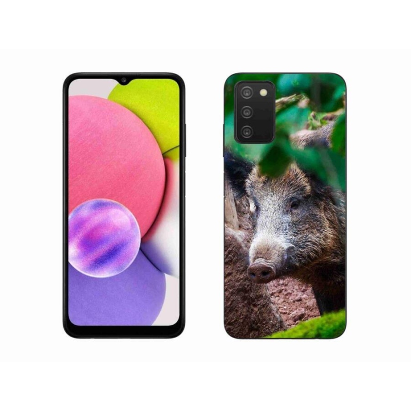 Zselés borítás mmCase Samsung Galaxy A03s (166.6 x 75.9 x 9.1) - vaddisznó