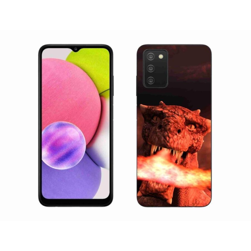 Zselés borítás mmCase Samsung Galaxy A03s (166.6 x 75.9 x 9.1) - sárkány színben