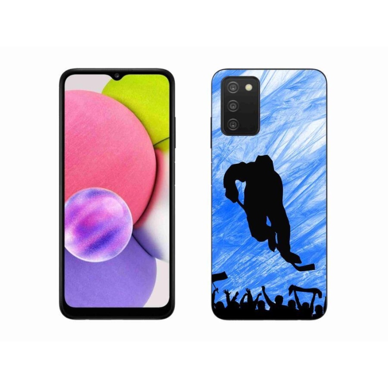 Gél borítás mmCase Samsung Galaxy A03s (166.6 x 75.9 x 9.1) - hokis játékoshoz