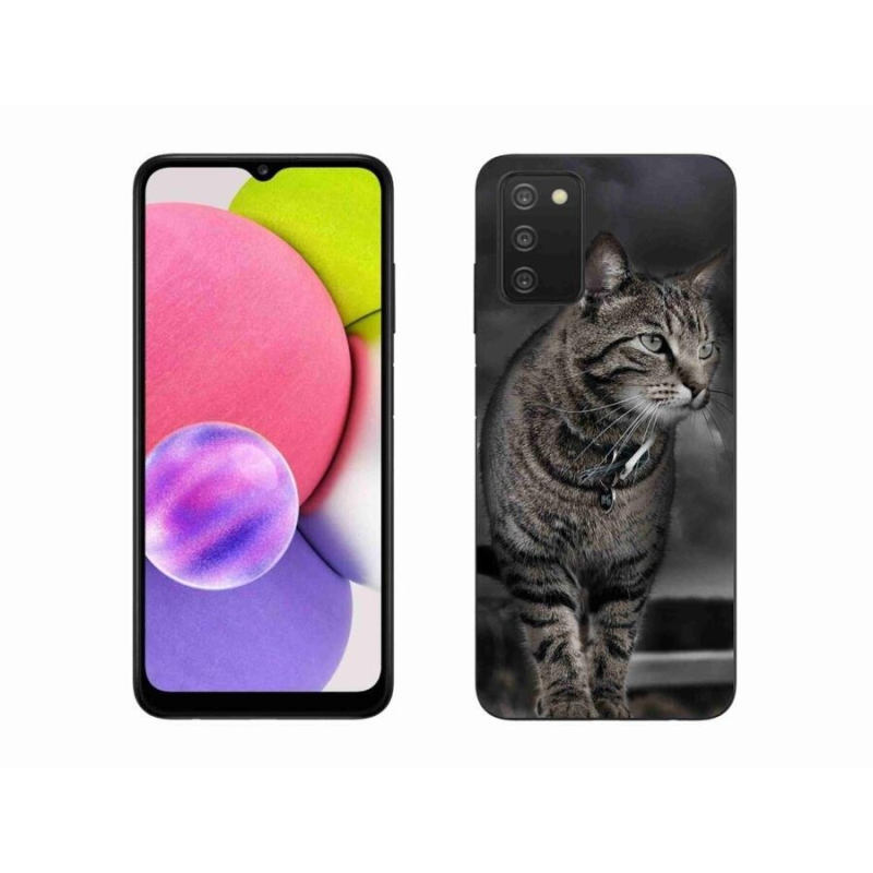 Zselés borítás mmCase Samsung Galaxy A03s (166.6 x 75.9 x 9.1) - macska