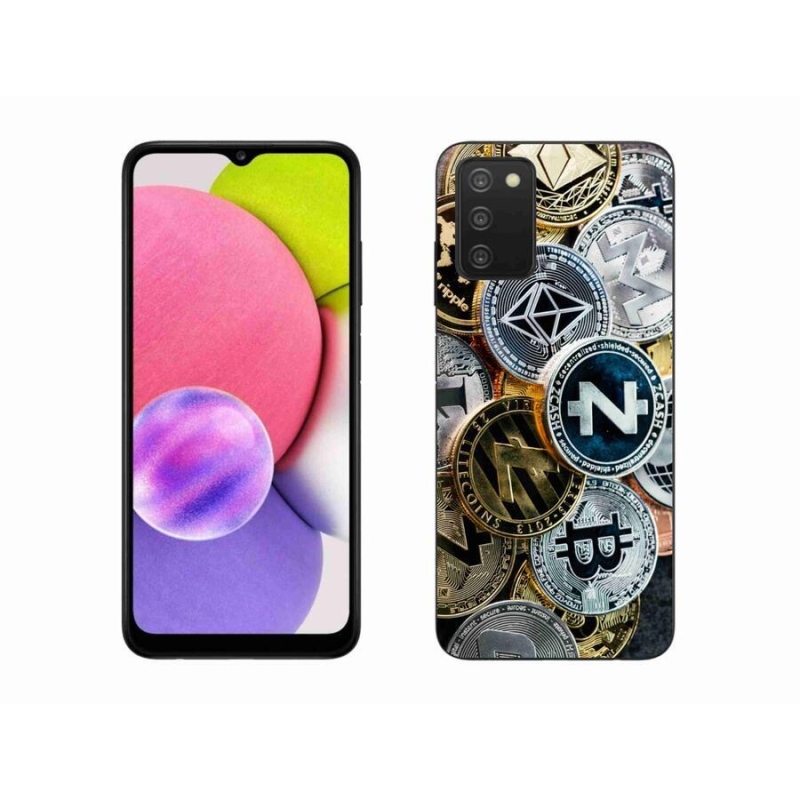 Gél borító mmCase Samsung Galaxy A03s (166.6 x 75.9 x 9.1) - kriptovaluták
