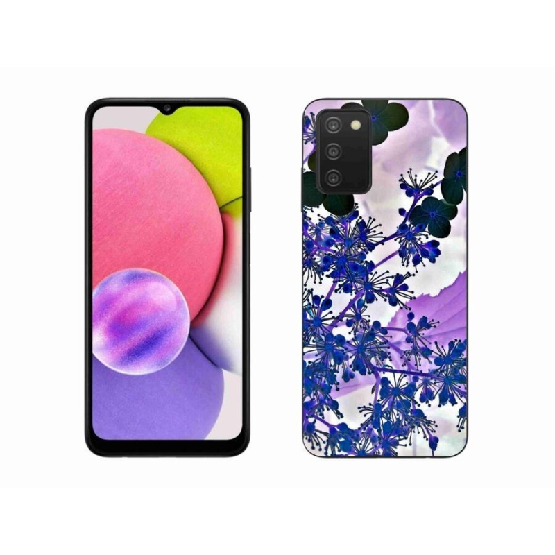 Zselés borítás mmCase Samsung Galaxy A03s (166.6 x 75.9 x 9.1) - hortenzia virág