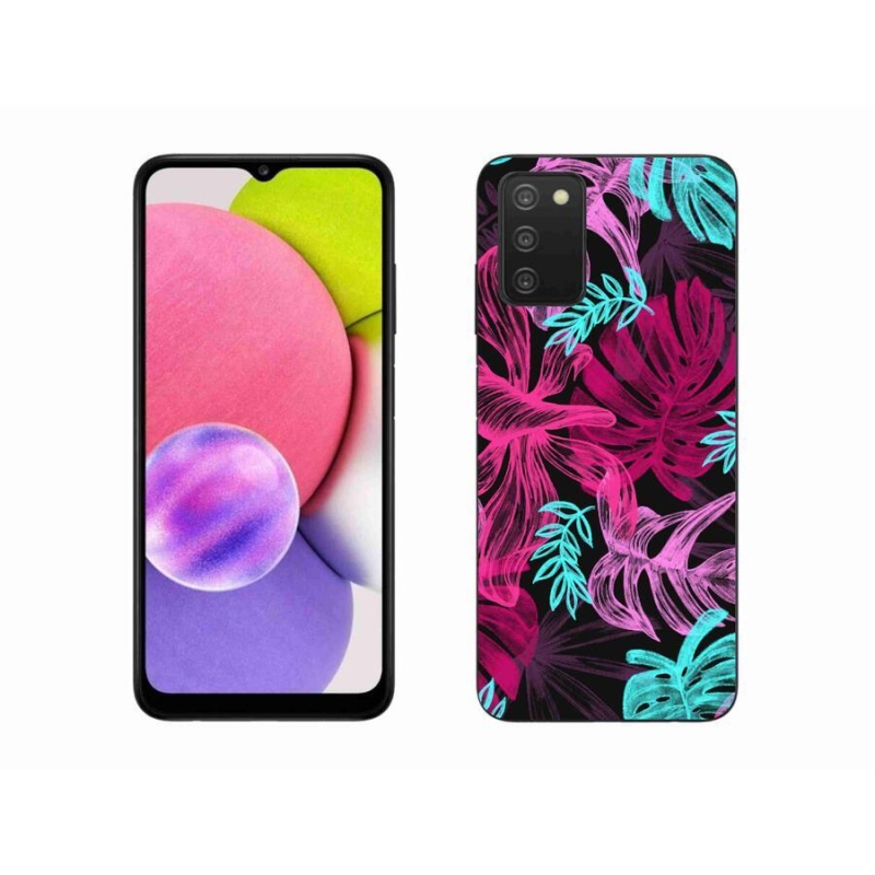 Zselés borítás mmCase Samsung Galaxy A03s (166.6 x 75.9 x 9.1) - virágok 1