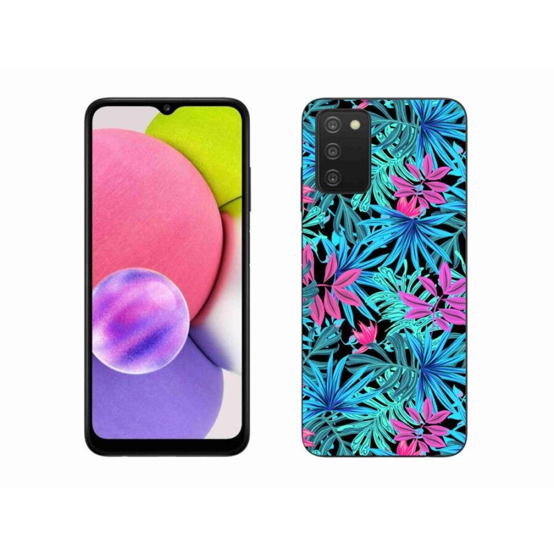 Zselés borítás mmCase Samsung Galaxy A03s (166,6 x 75,9 x 9,1) - virágok 3
