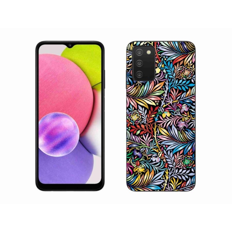Gél borító mmCase Samsung Galaxy A03s (166.6 x 75.9 x 9.1) - virágok 5