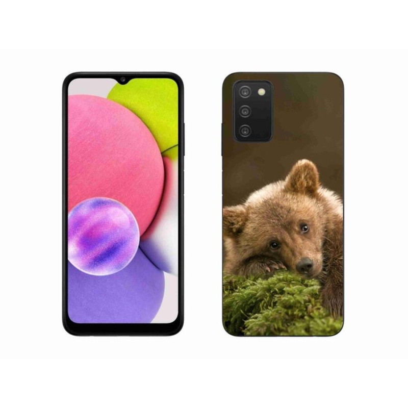 Zselés borítás mmCase Samsung Galaxy A03s (166,6 x 75,9 x 9,1) - medve