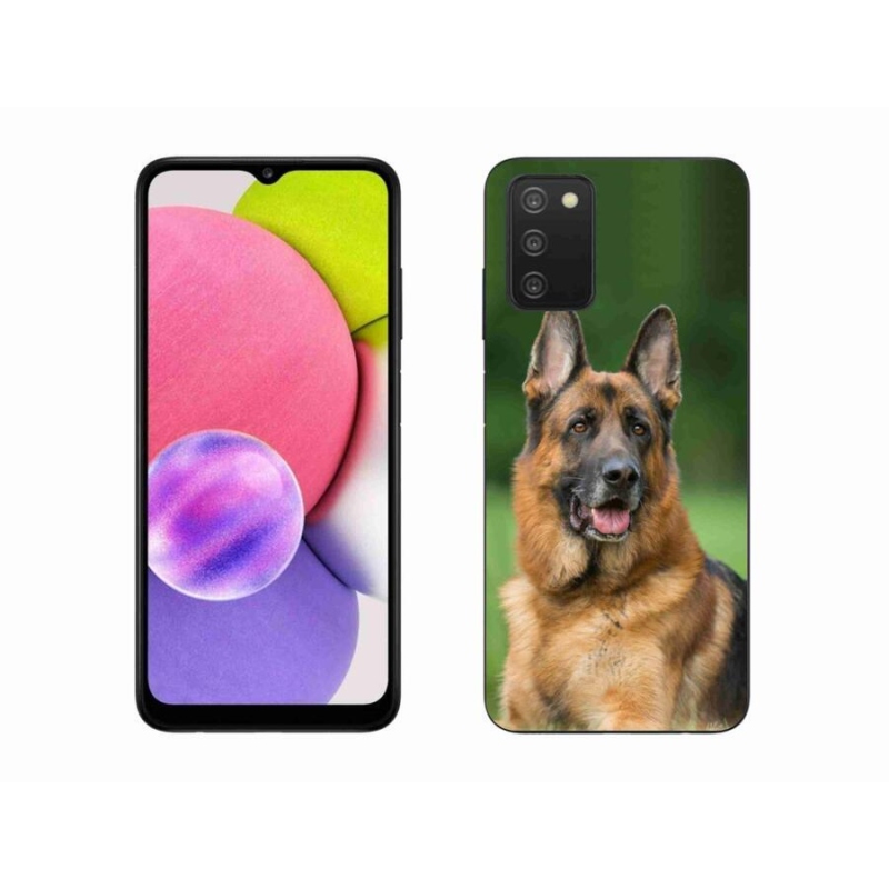 Zselés borítás mmCase Samsung Galaxy A03s (166.6 x 75.9 x 9.1) - Német juhászkutya