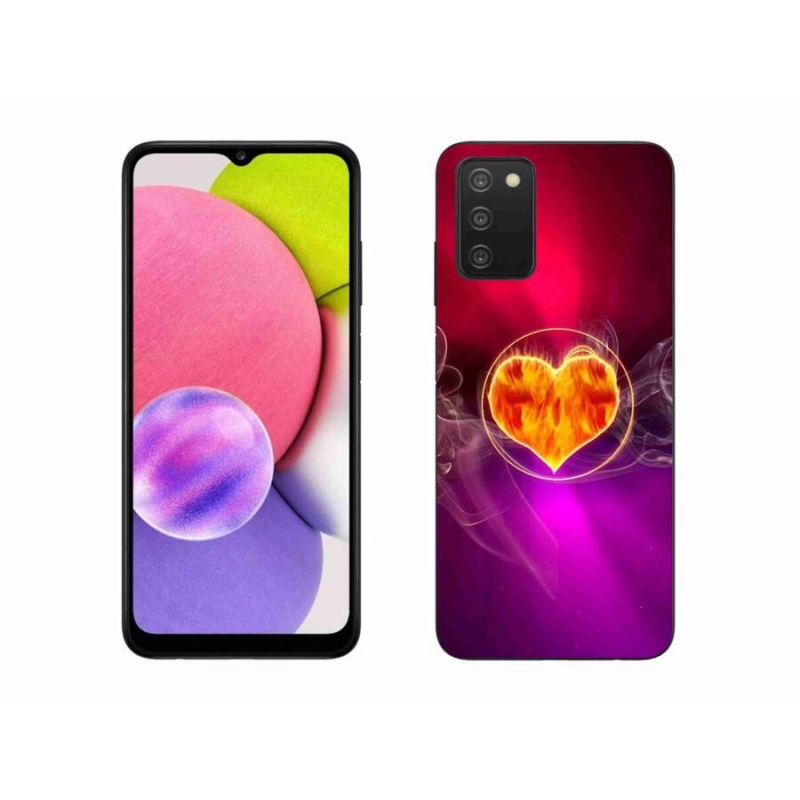 Zselés borítás mmCase Samsung Galaxy A03s (166.6 x 75.9 x 9.1) - tűzszív