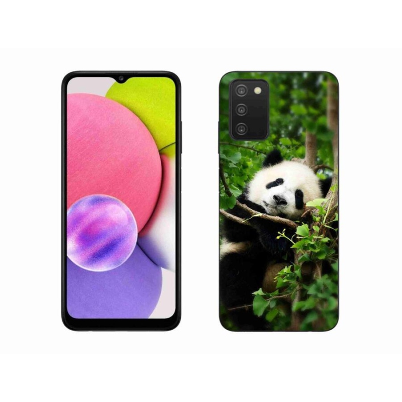 Zselés borítás mmCase Samsung Galaxy A03s (166.6 x 75.9 x 9.1) - panda
