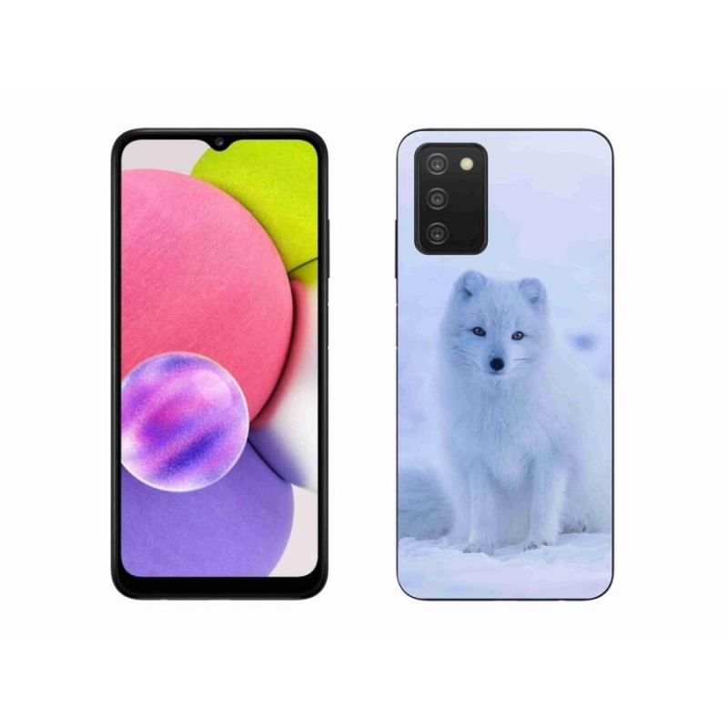 Zselés borítás mmCase Samsung Galaxy A03s (166,6 x 75,9 x 9,1) - polár róka