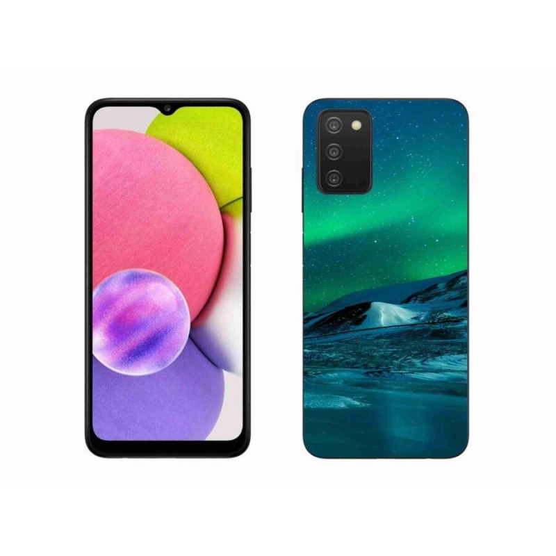 Gél borítás mmCase Samsung Galaxy A03s (166.6 x 75.9 x 9.1) - sarki fény