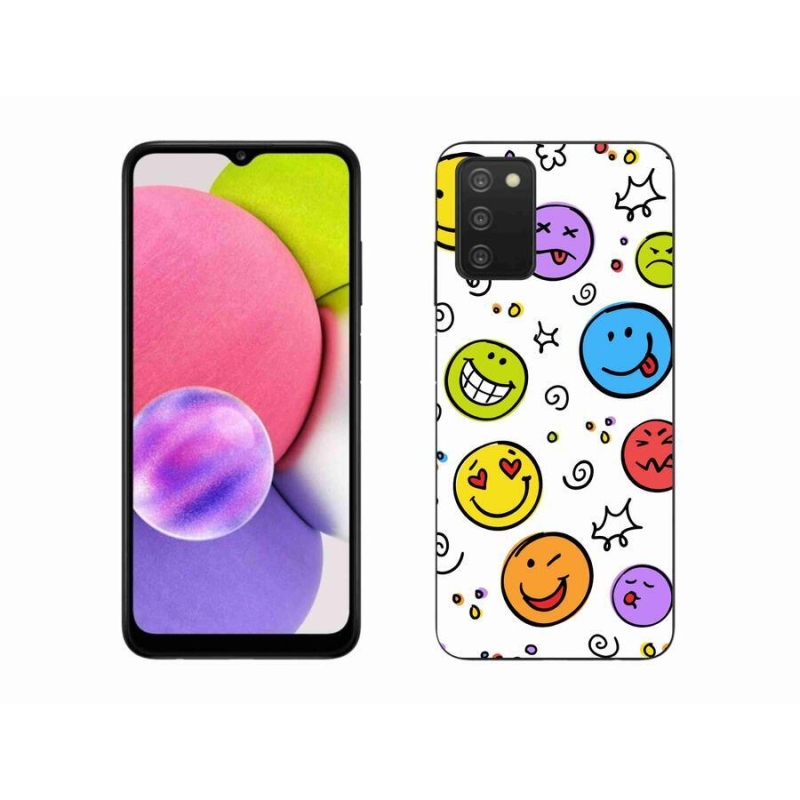 Zselés borítás mmCase Samsung Galaxy A03s (166.6 x 75.9 x 9.1) - smiley-k