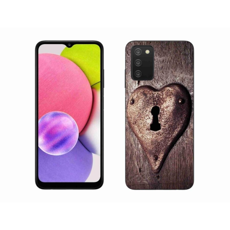 Zselés borítás mmCase Samsung Galaxy A03s (166,6 x 75,9 x 9,1) - szív alakú zárral