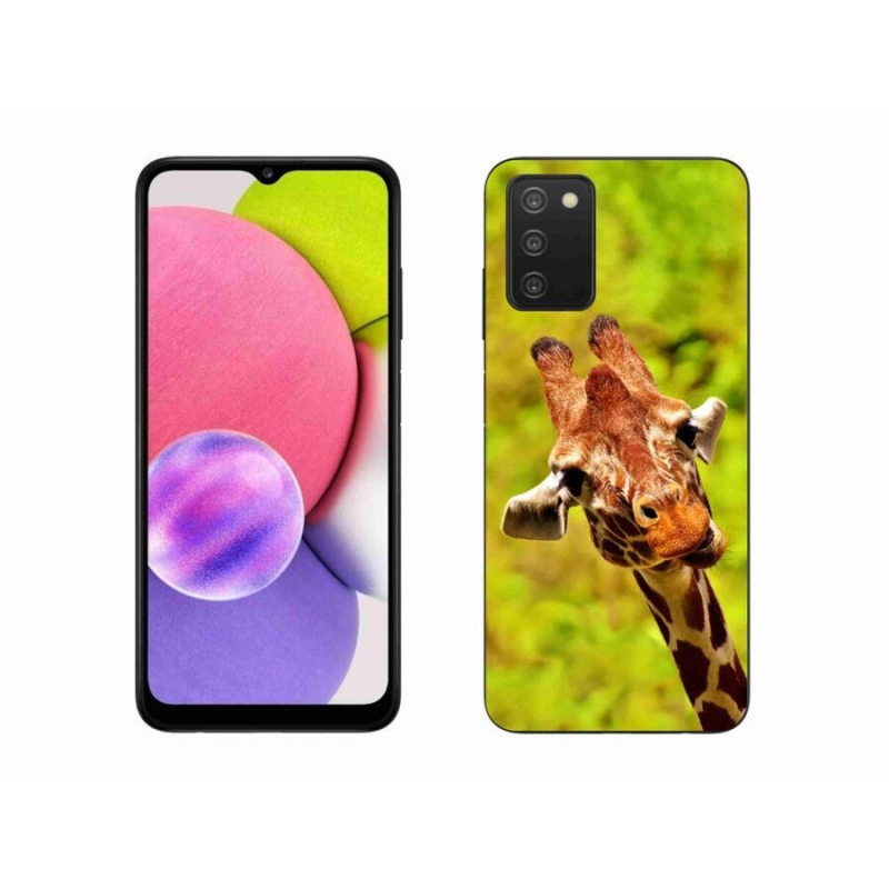 Zselés borítás mmCase Samsung Galaxy A03s (166.6 x 75.9 x 9.1) - zsiráf