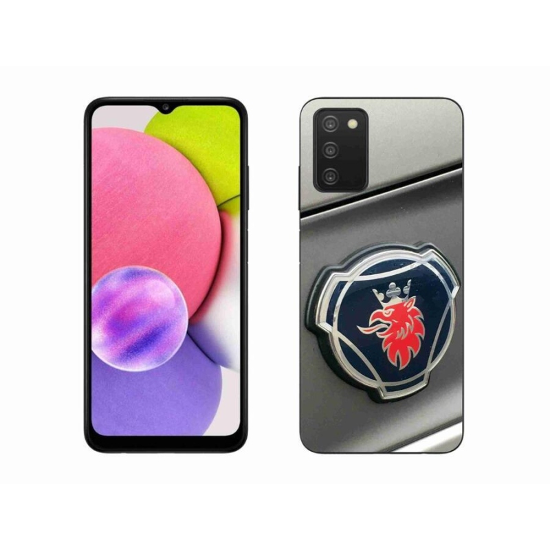 Zselés borítás mmCase Samsung Galaxy A03s (166,6 x 75,9 x 9,1) - Emblem 2