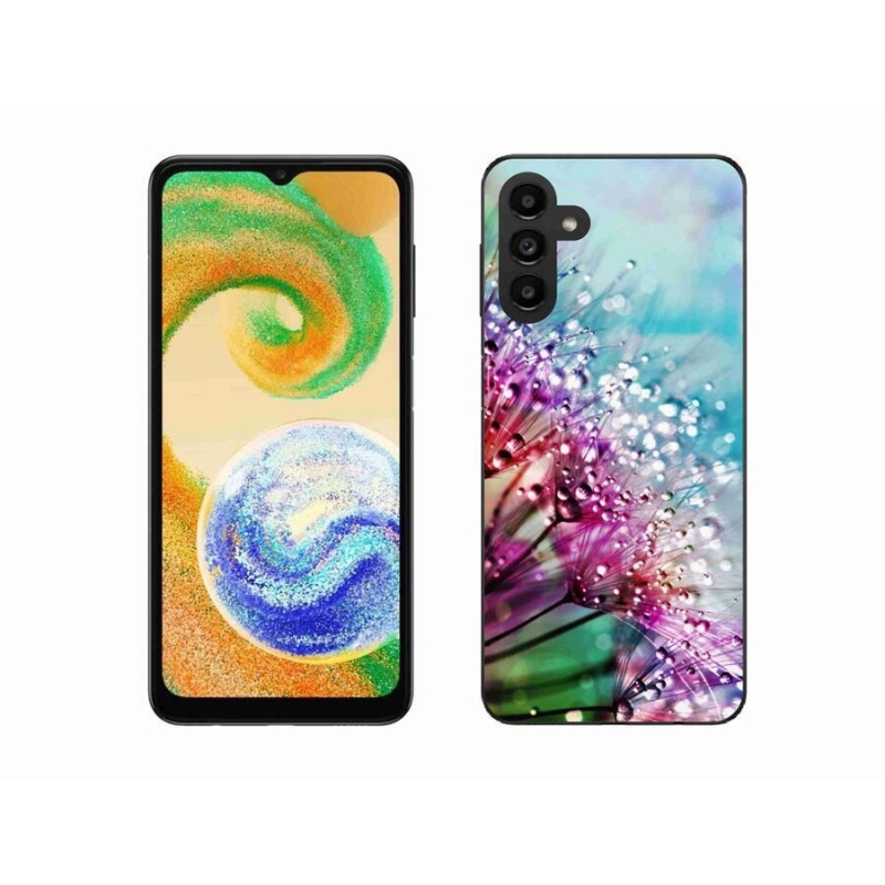 Gél borító mmCase mobiltelefonhoz Samsung Galaxy A04s (164.7x76.7x9.1mm) - színes virágok