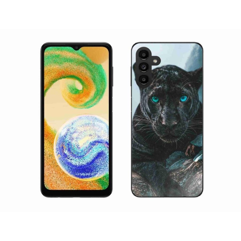 Zselés borítás mmCase Samsung Galaxy A04s (164.7x76.7x9.1mm) - fekete párduc