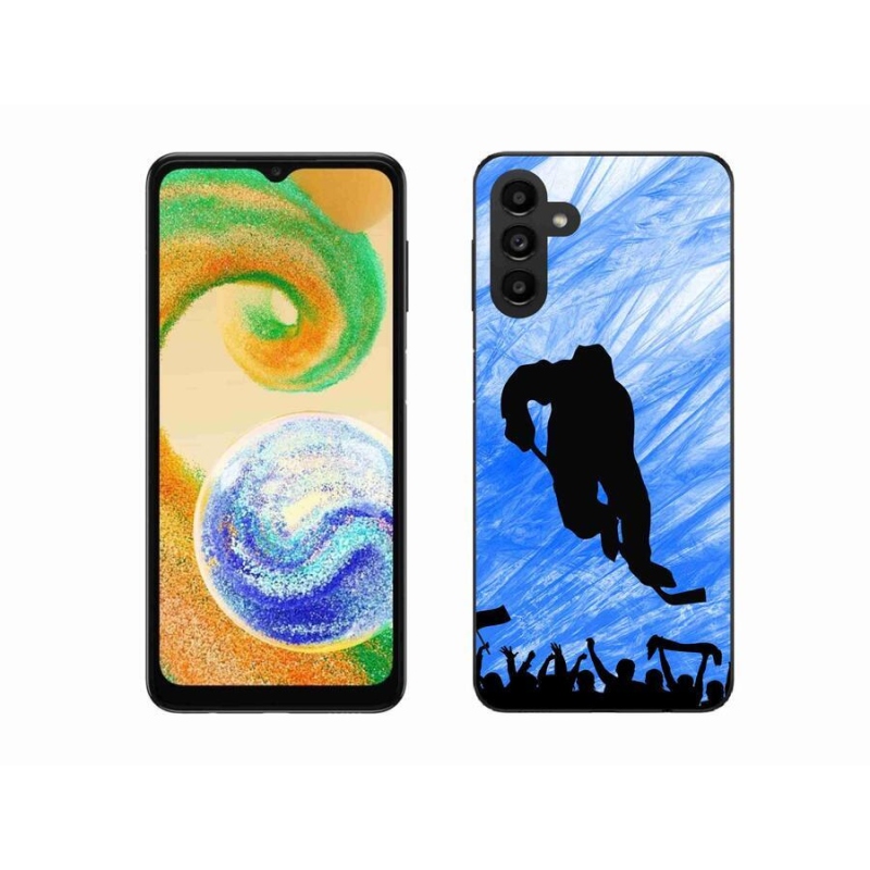 Gél borítás mmCase mobiltelefonhoz Samsung Galaxy A04s (164.7x76.7x9.1mm) - hokis játékos