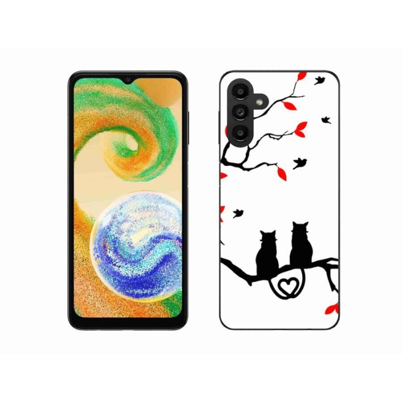 Zselés borítás mmCase Samsung Galaxy A04s (164.7x76.7x9.1mm) - macska szeretet