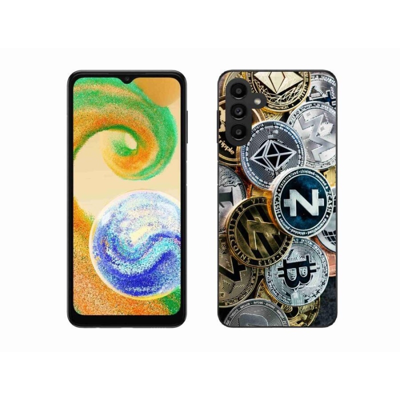 Zselés borítás mmCase Samsung Galaxy A04s (164.7x76.7x9.1mm) - kriptovaluták