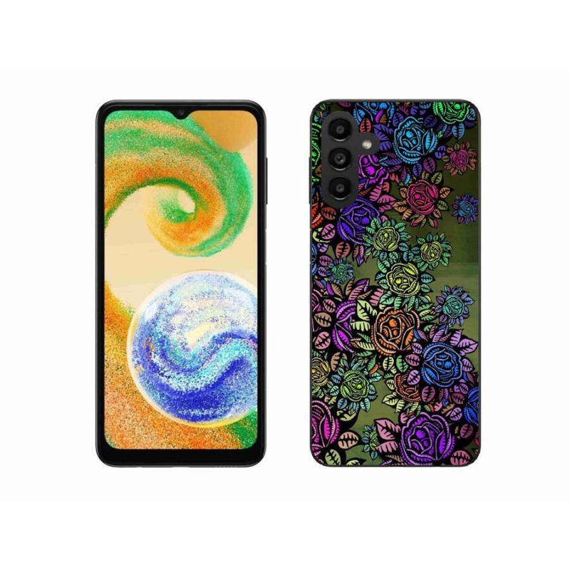 Gél borító mmCase mobiltelefonhoz Samsung Galaxy A04s (164.7x76.7x9.1mm) - virágok 6