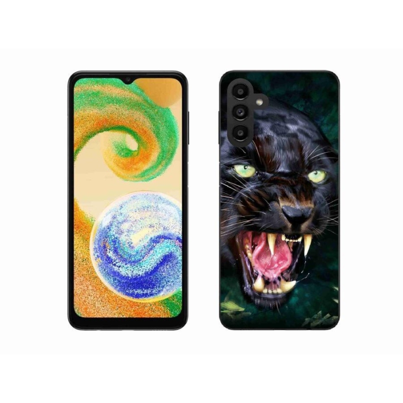 Zselés borítás mmCase Samsung Galaxy A04s (164.7x76.7x9.1mm) - dühös fekete párduc