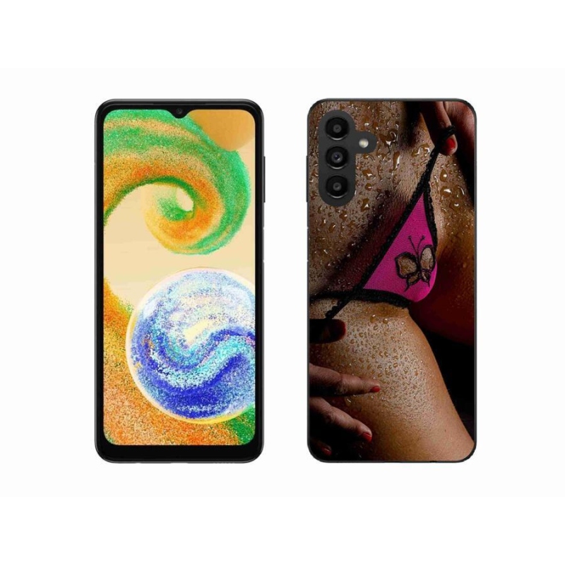 Gél borító mmCase mobiltelefonhoz Samsung Galaxy A04s (164.7x76.7x9.1mm) - szexis nő
