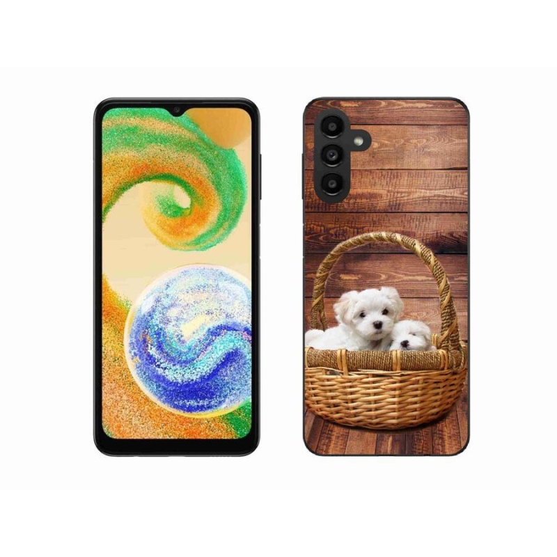 Zselés borítás mmCase Samsung Galaxy A04s (164.7x76.7x9.1mm) - kölyökkutyák