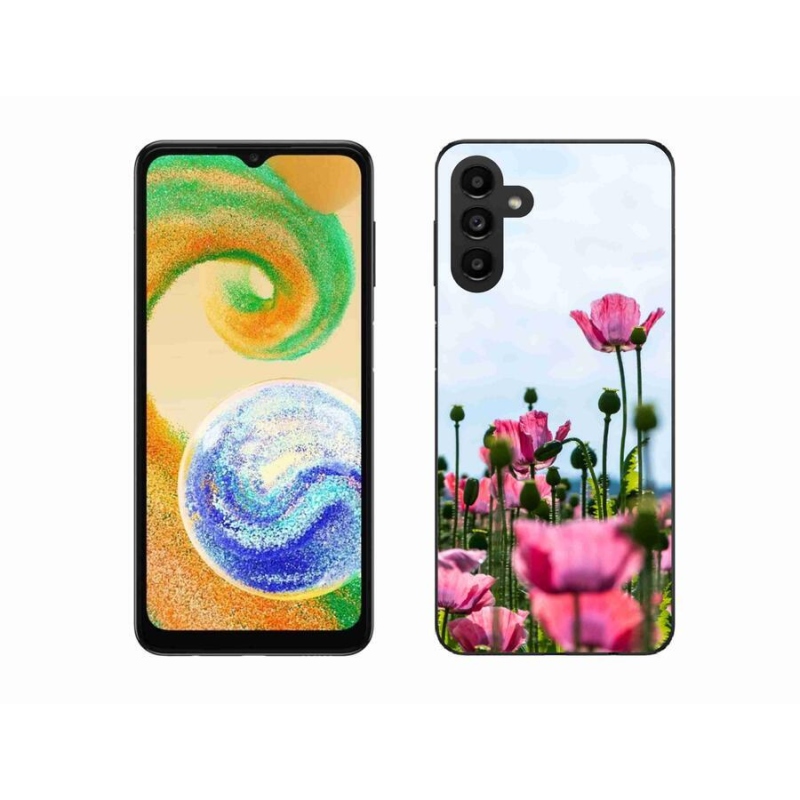 Zselés borítás mmCase mobiltelefonhoz Samsung Galaxy A04s (164.7x76.7x9.1mm) - mákos színű