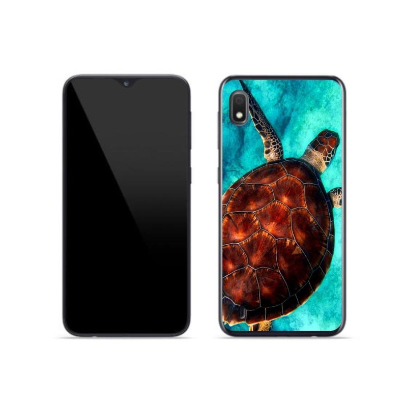 Zselés borítás mmCase Samsung Galaxy A10 készülékhez - teknősbéka