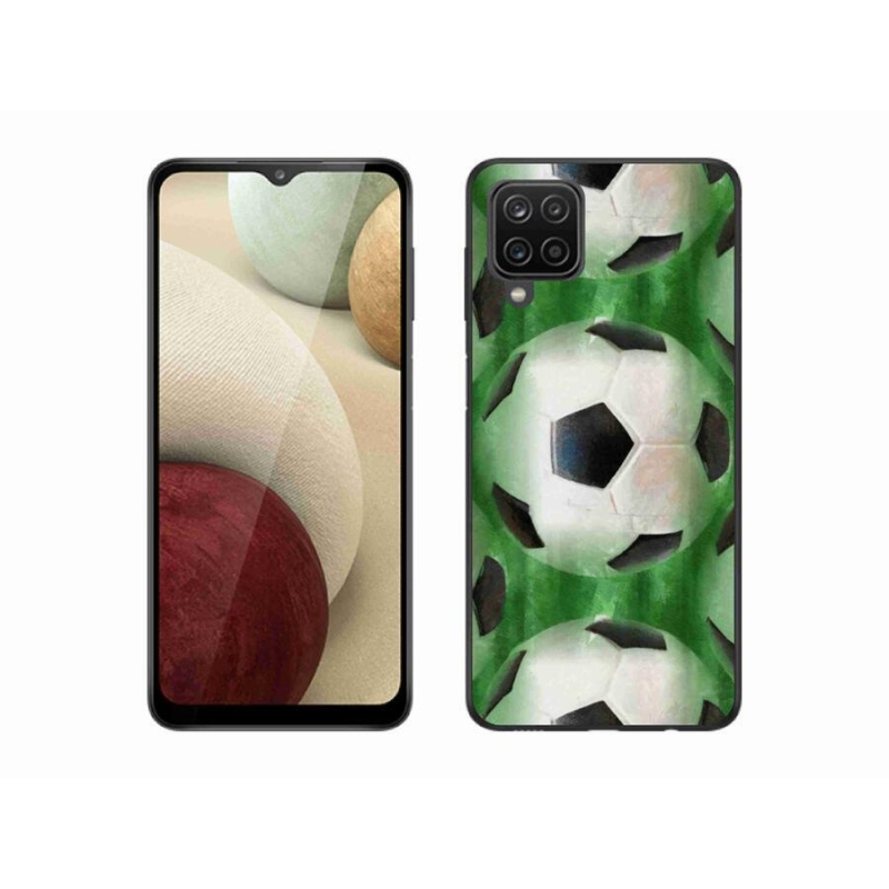 Gél borítás mmCase Samsung Galaxy A12 készülékhez - focilabda