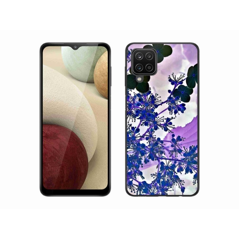 Gél borítás mmCase mobiltelefonhoz Samsung Galaxy A12 - hortenziavirág