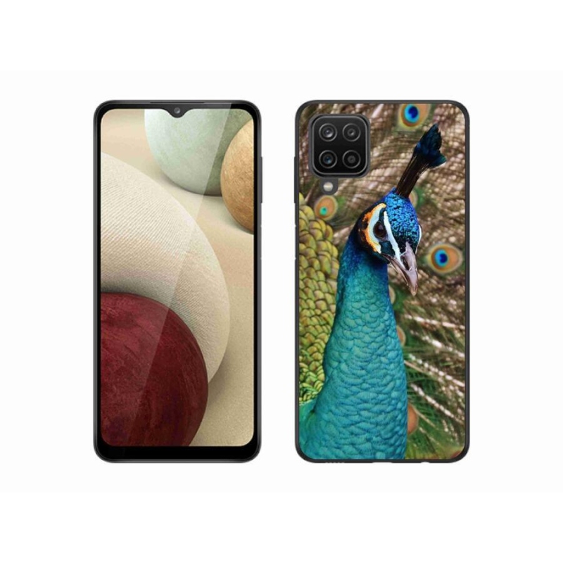 Gél védőhuzat mmCase Samsung Galaxy A12 készülékhez - páva