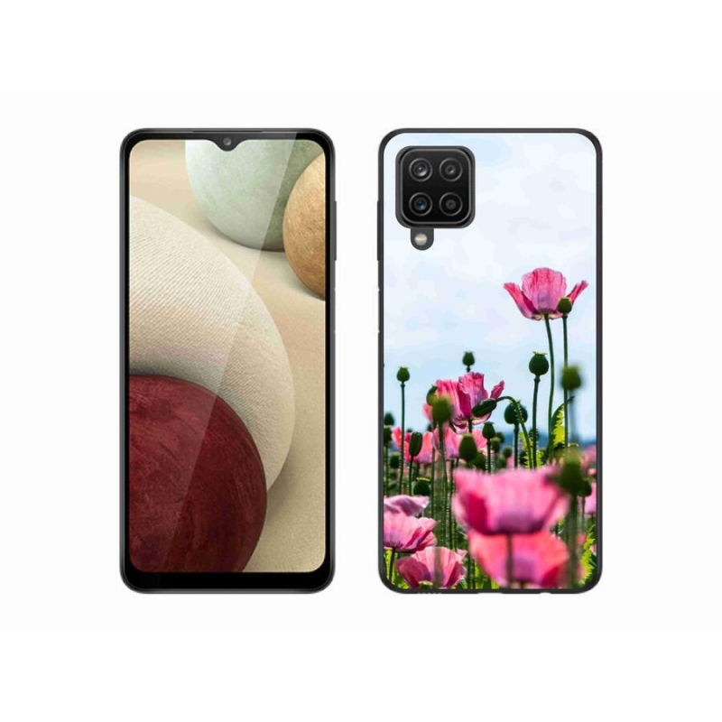 Zselés borítás mmCase Samsung Galaxy A12 készülékhez - mákos színű