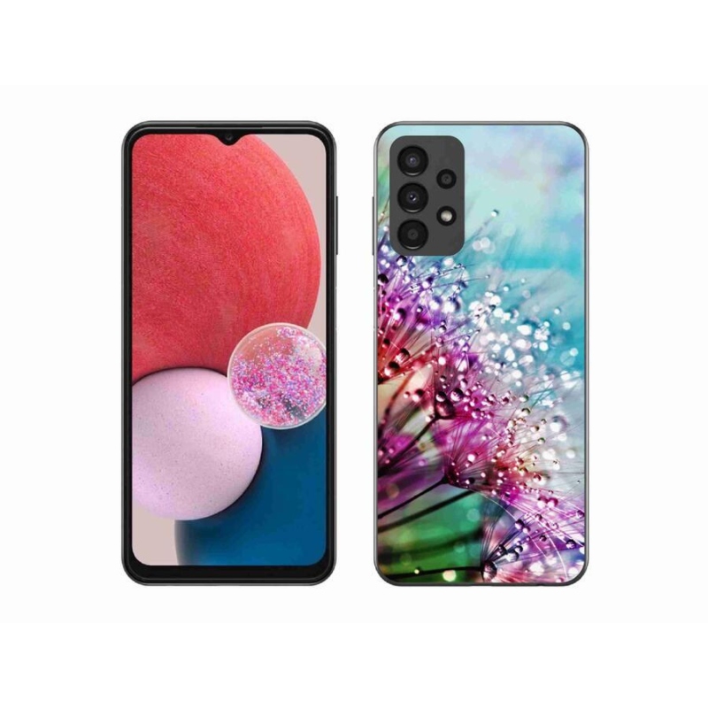 Gél borítás mmCase mobiltelefonhoz Samsung Galaxy A13 4G - színes virágok