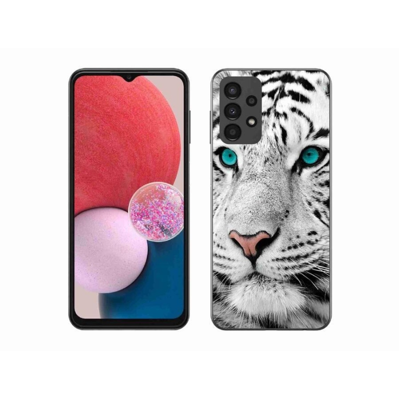 Gél védőhuzat mmCase Samsung Galaxy A13 4G - fehér tigris