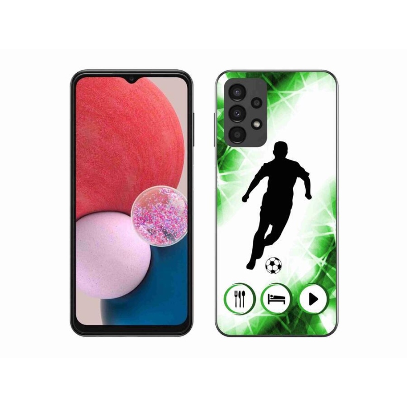 Zselés borítás mmCase Samsung Galaxy A13 4G - focista számára