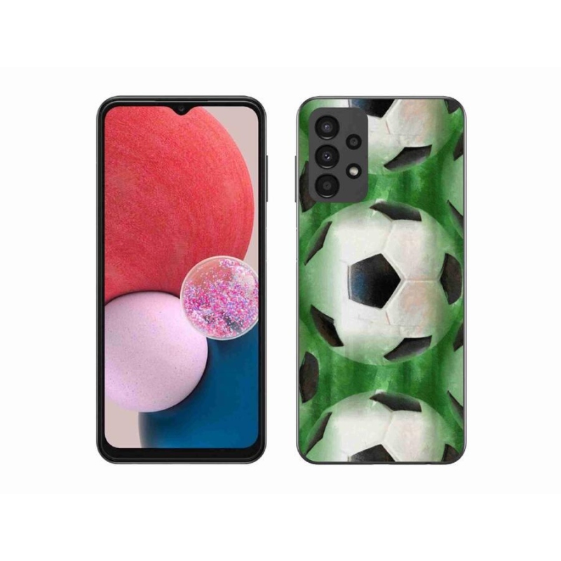 Gél borítás mmCase a mobil Samsung Galaxy A13 4G - focilabda