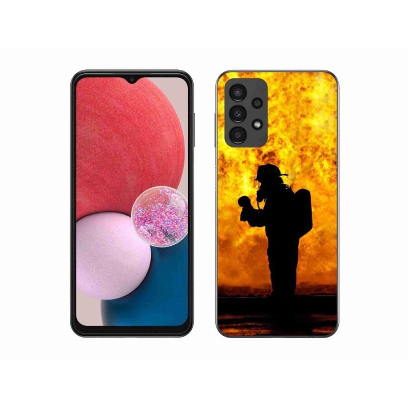 Gél borító mmCase Samsung Galaxy A13 4G - tűzoltóhoz