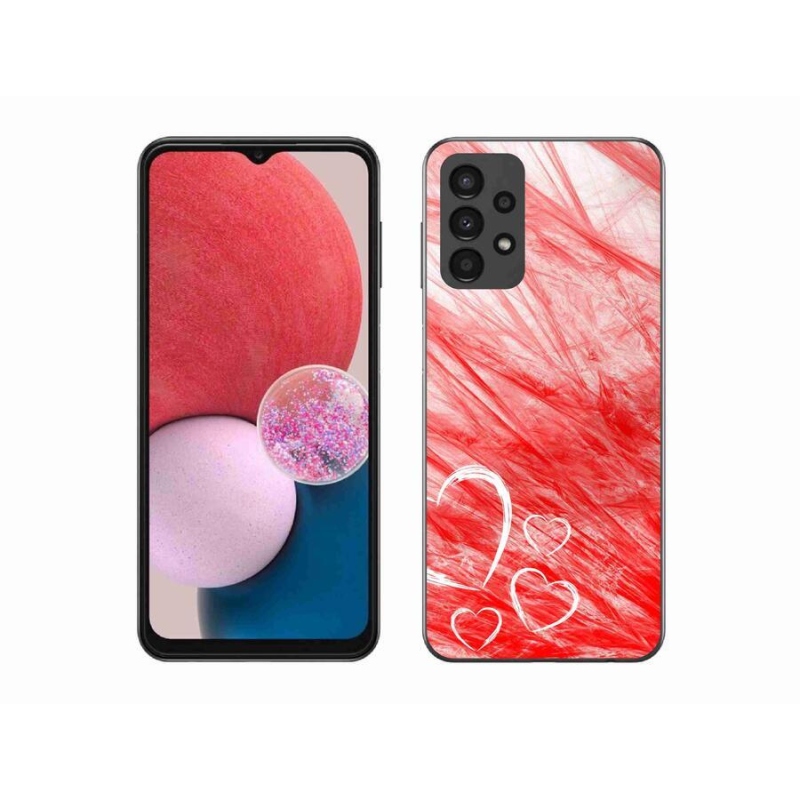 Gél borítás mmCase Samsung Galaxy A13 4G készülékhez - szív