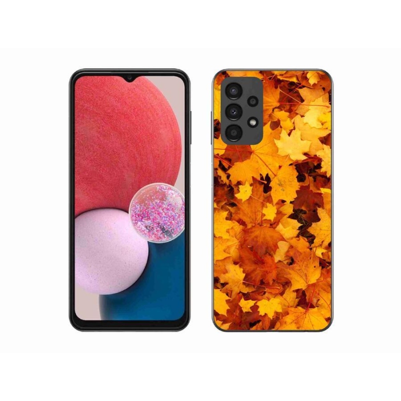 Gél borítás mmCase Samsung Galaxy A13 4G - juharlevelek - Samsung Galaxy A13 4G - Juharlevelek