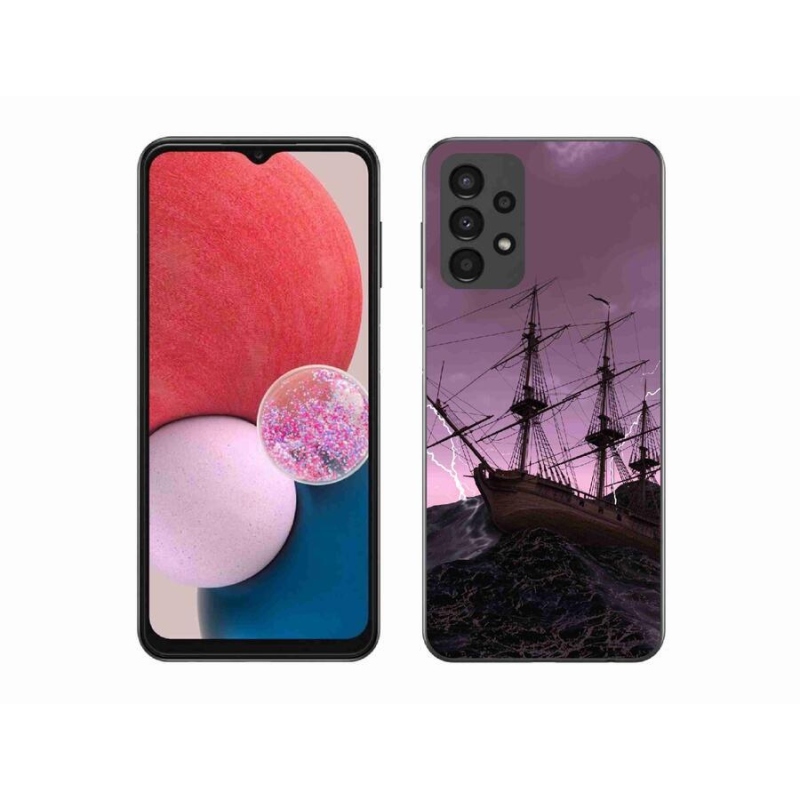 Zselés borítás mmCase Samsung Galaxy A13 4G - hajó a viharban