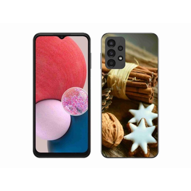 Gél borítás mmCase Samsung Galaxy A13 4G - fahéj és mézeskalács - Samsung Galaxy A13 4G - fahéj és mézeskalács
