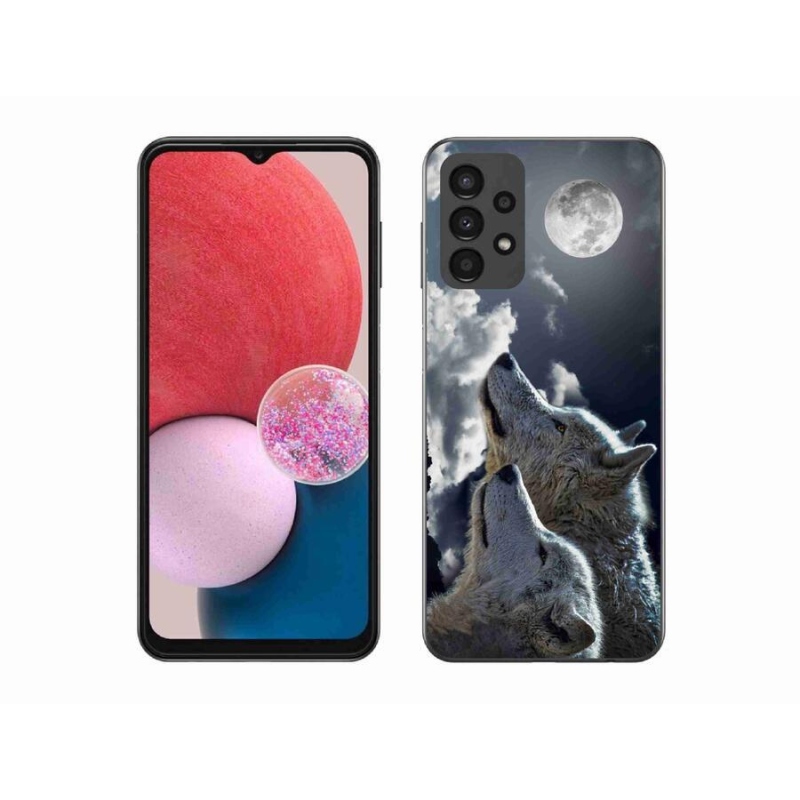 Gél borítás mmCase Samsung Galaxy A13 4G - farkasok