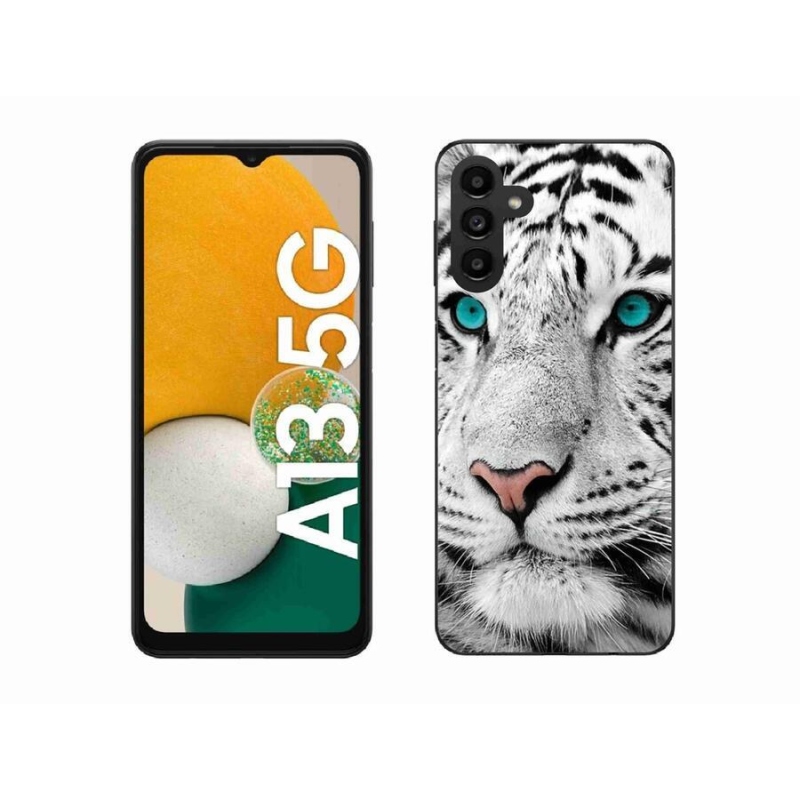 Zselés borítás mmCase Samsung Galaxy A13 5G - fehér tigris