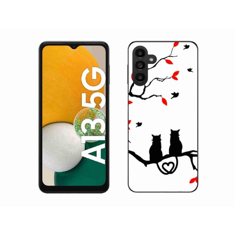 Gél borítás mmCase Samsung Galaxy A13 5G - macskaszerelem